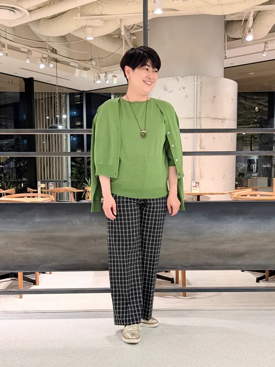 自由区 田中 コーディネート画像