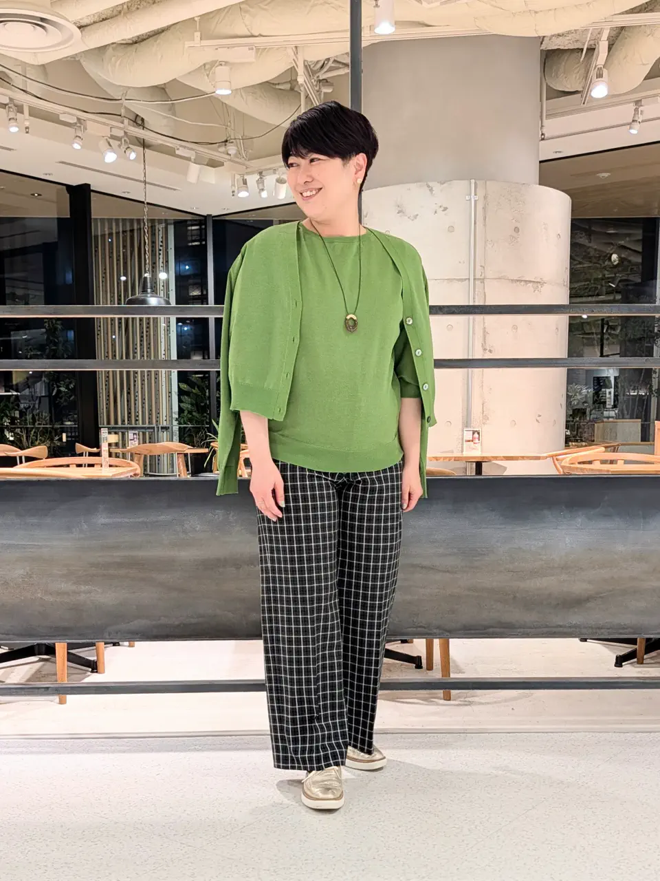 自由区 田中 コーディネート画像