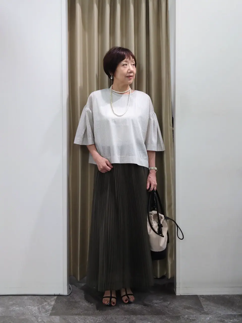 自由区 鶴田 コーディネート画像