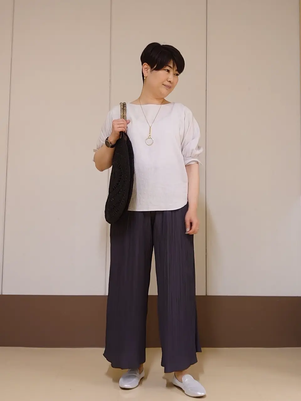 自由区 田中 コーディネート画像