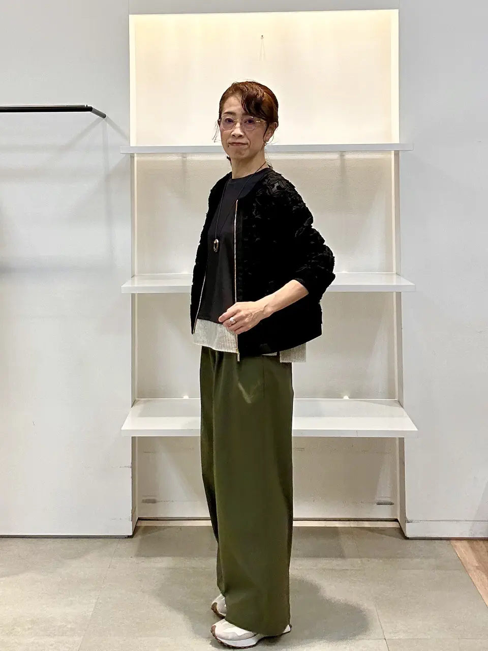 自由区 中尾 コーディネート画像