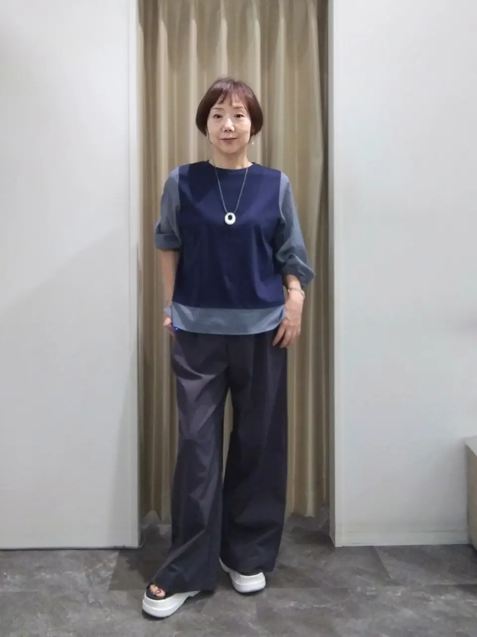 自由区 鶴田 コーディネート画像
