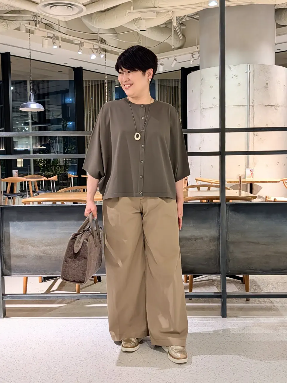 自由区 田中 コーディネート画像