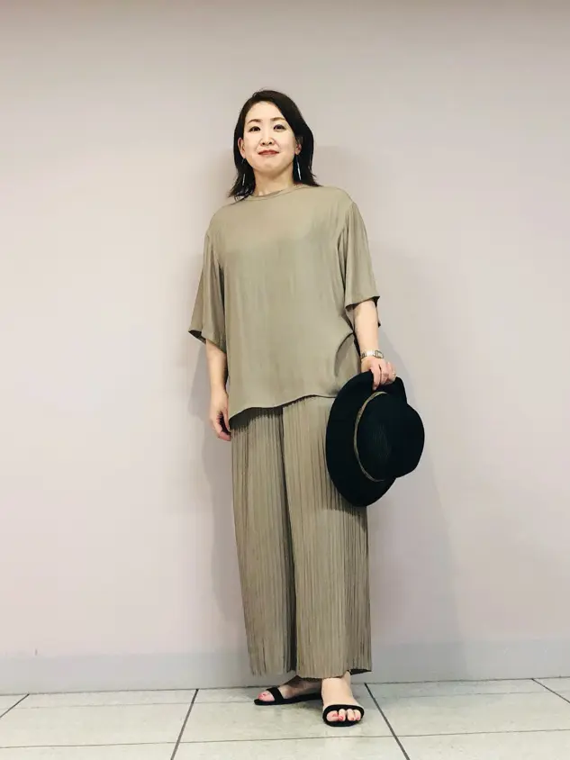 自由区 上島 コーディネート画像