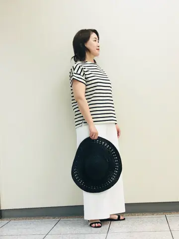 自由区 上島 コーディネート画像