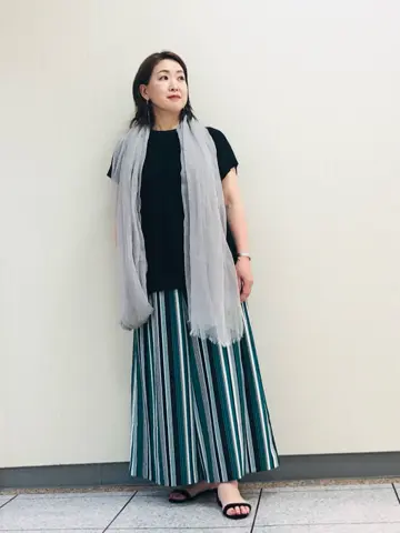 自由区 上島 コーディネート画像