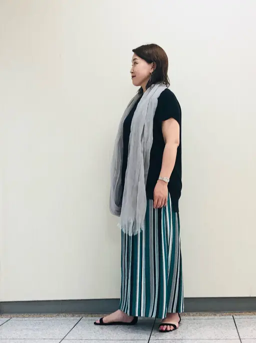 自由区 上島 コーディネート画像