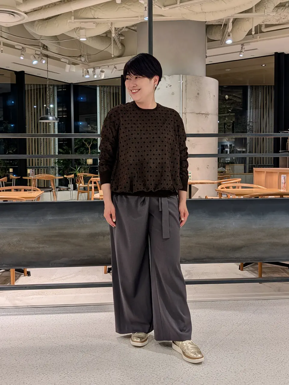 自由区 田中 コーディネート画像