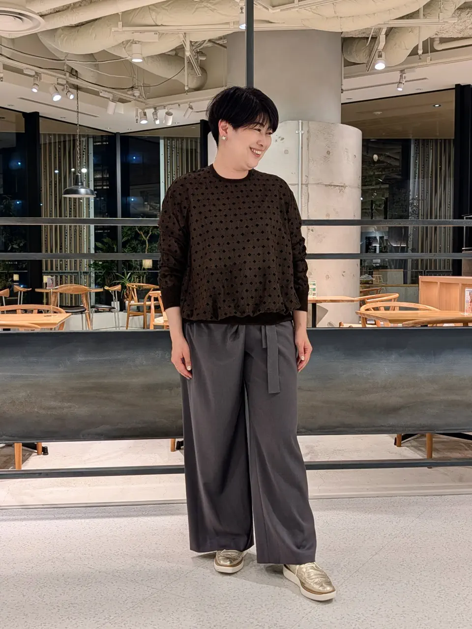自由区 田中 コーディネート画像