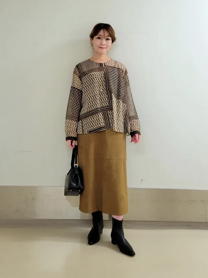 自由区 濱地 コーディネート画像