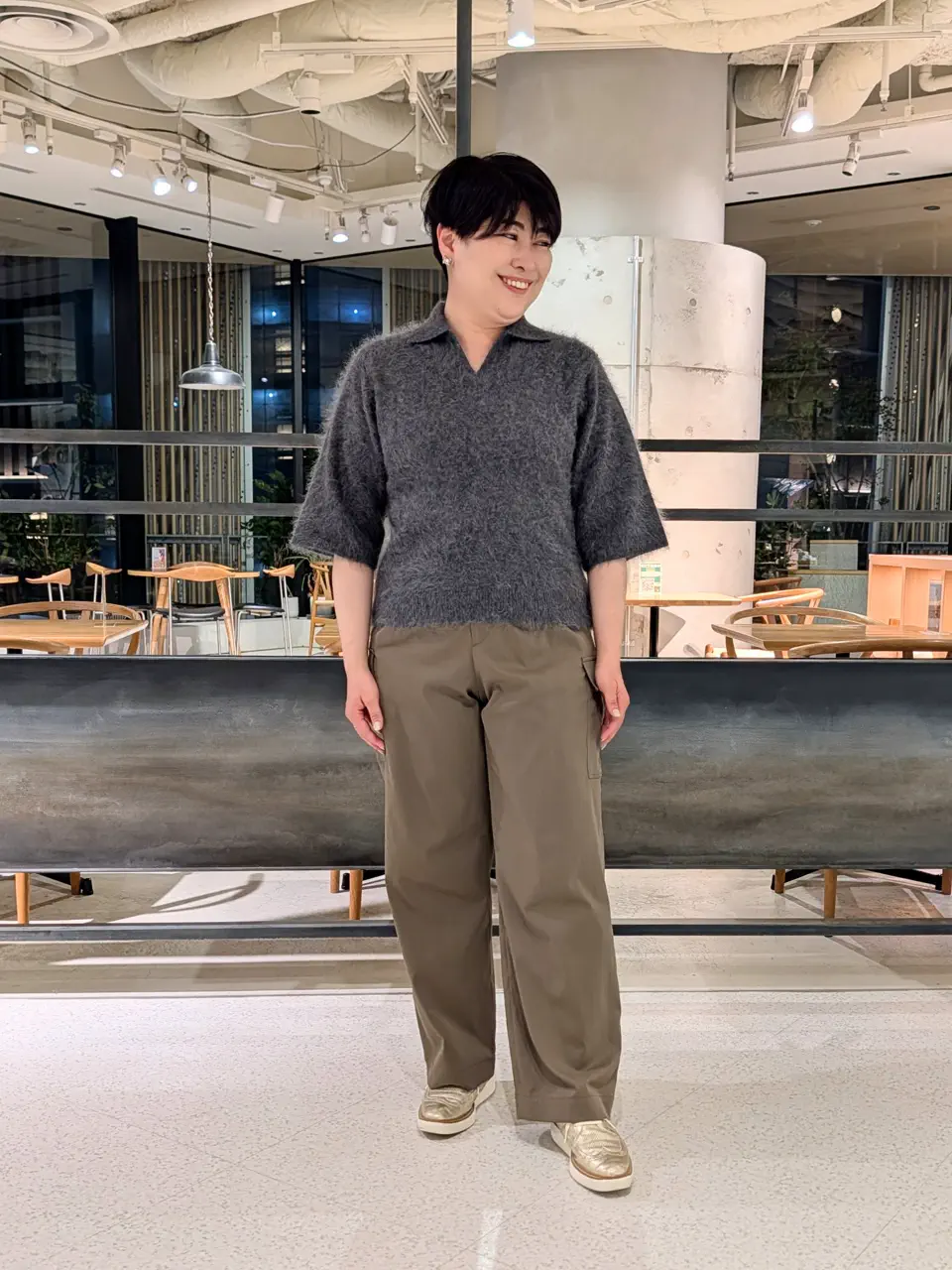 自由区 田中 コーディネート画像