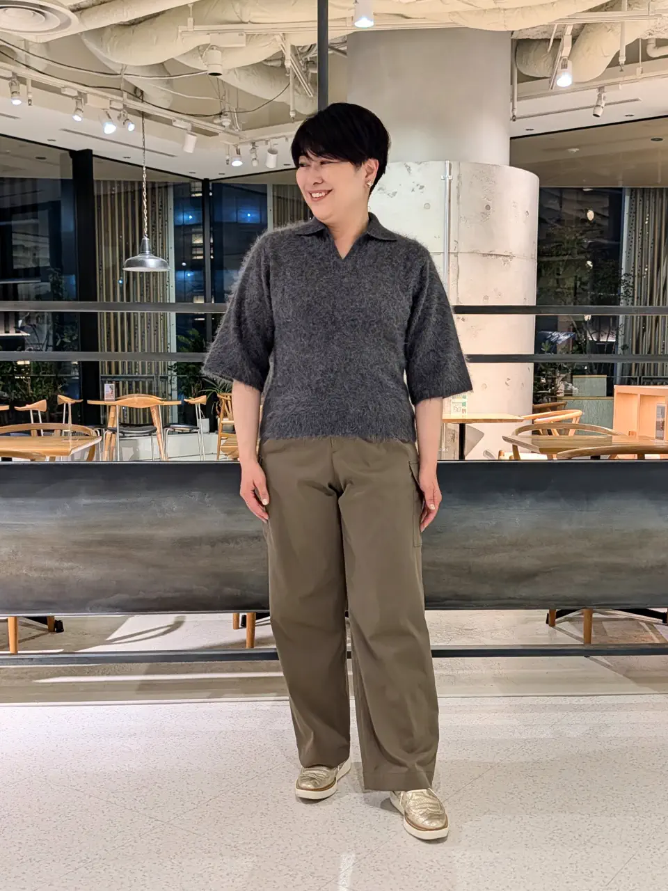 自由区 田中 コーディネート画像
