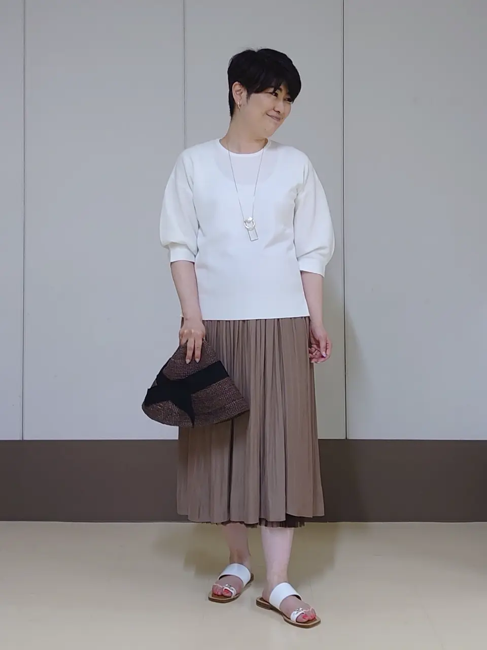 自由区 田中 コーディネート画像