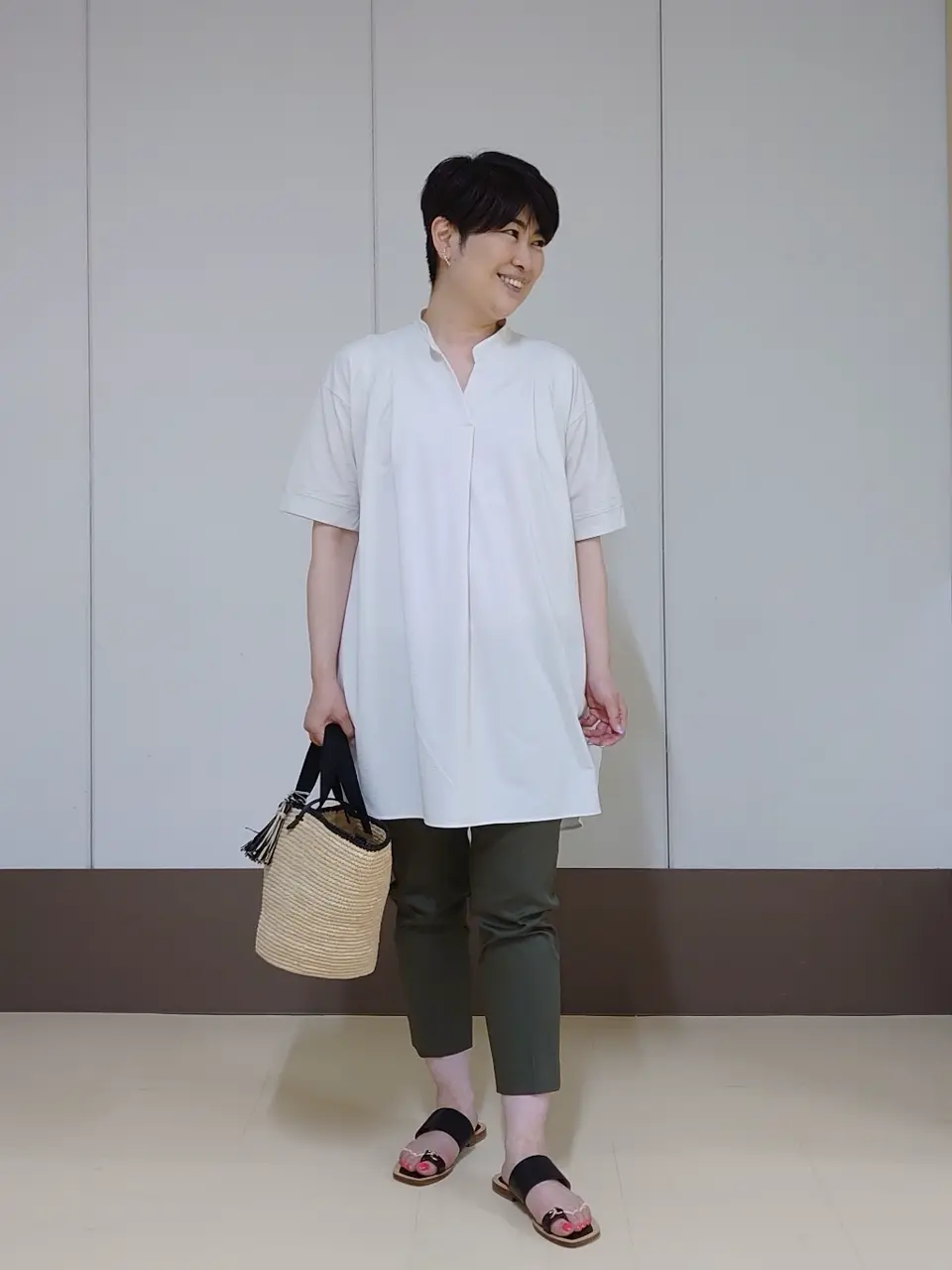 自由区 田中 コーディネート画像