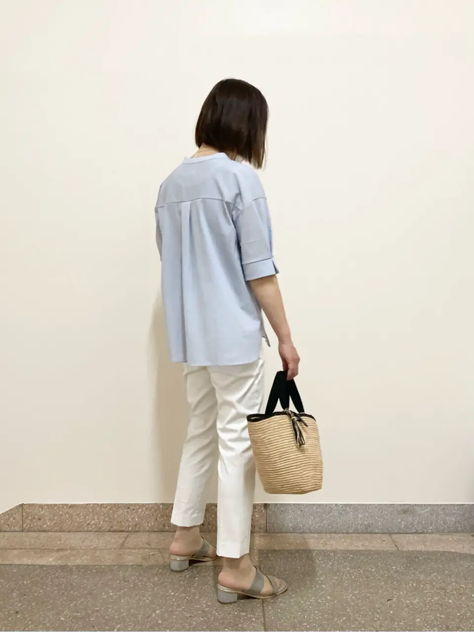 自由区 阿部 コーディネート画像