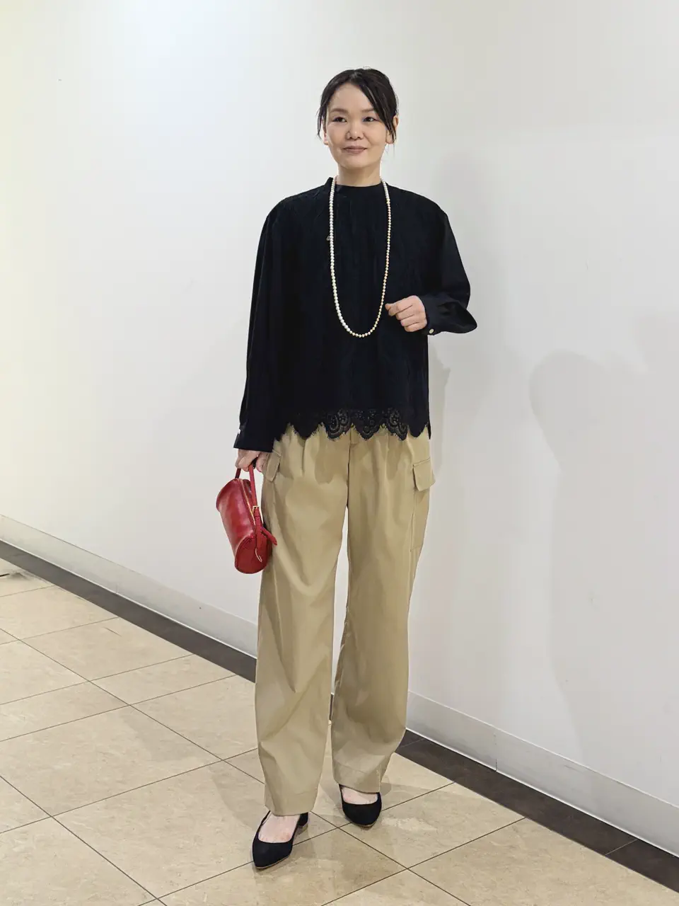 自由区 永石 コーディネート画像