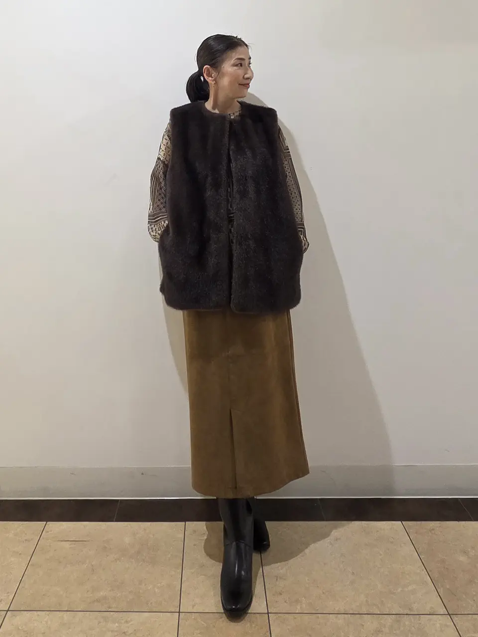 自由区 中川 コーディネート画像
