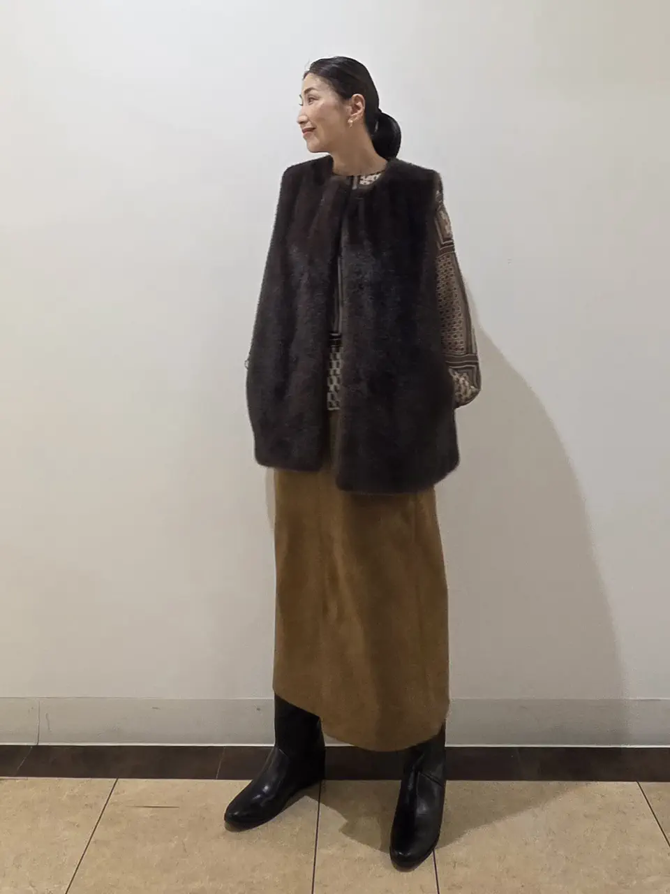 自由区 中川 コーディネート画像