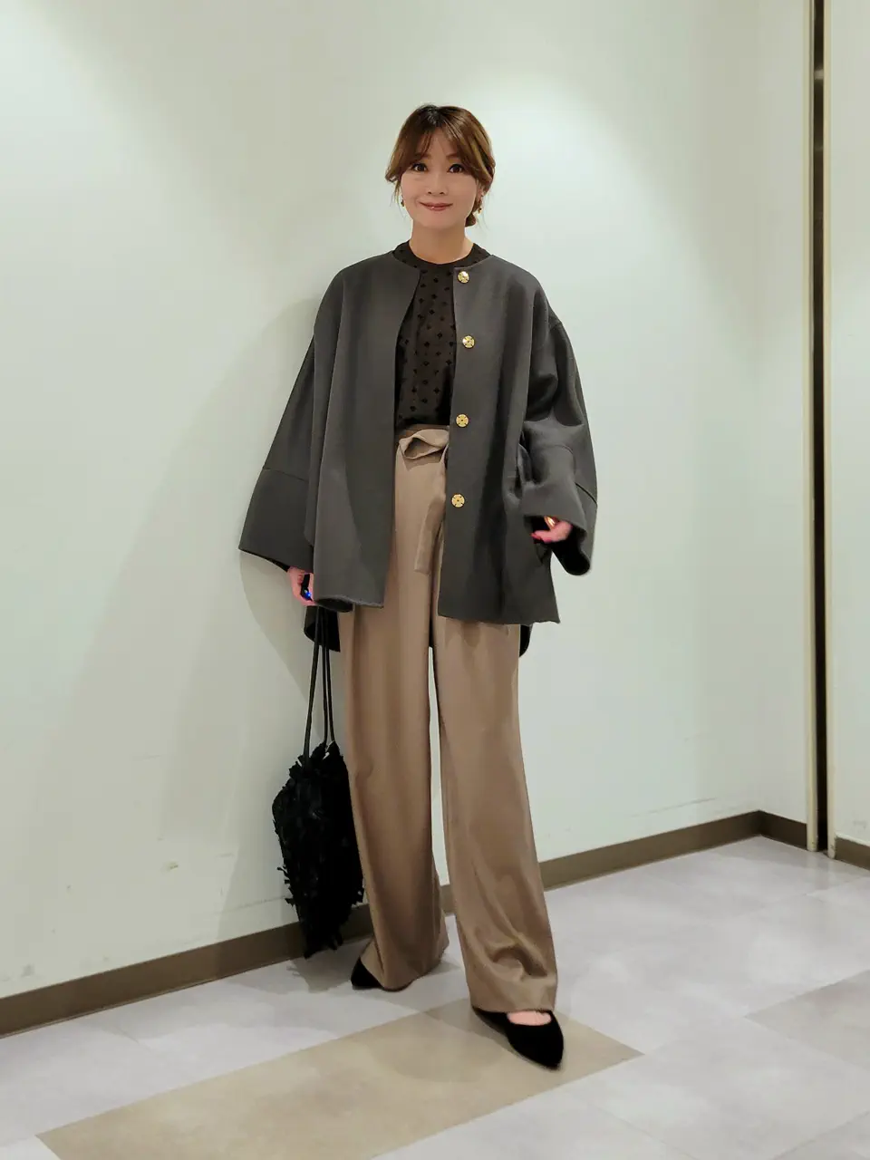 自由区 濱地 コーディネート画像