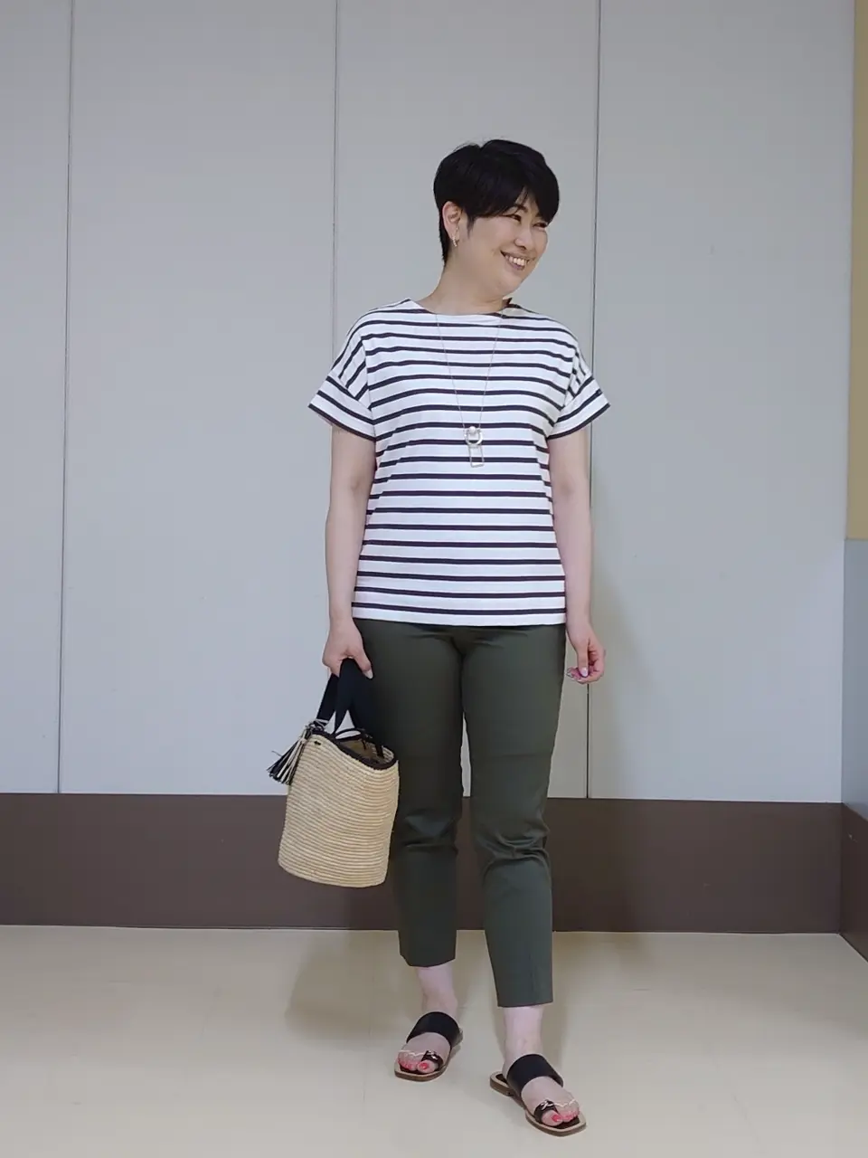 自由区 田中 コーディネート画像