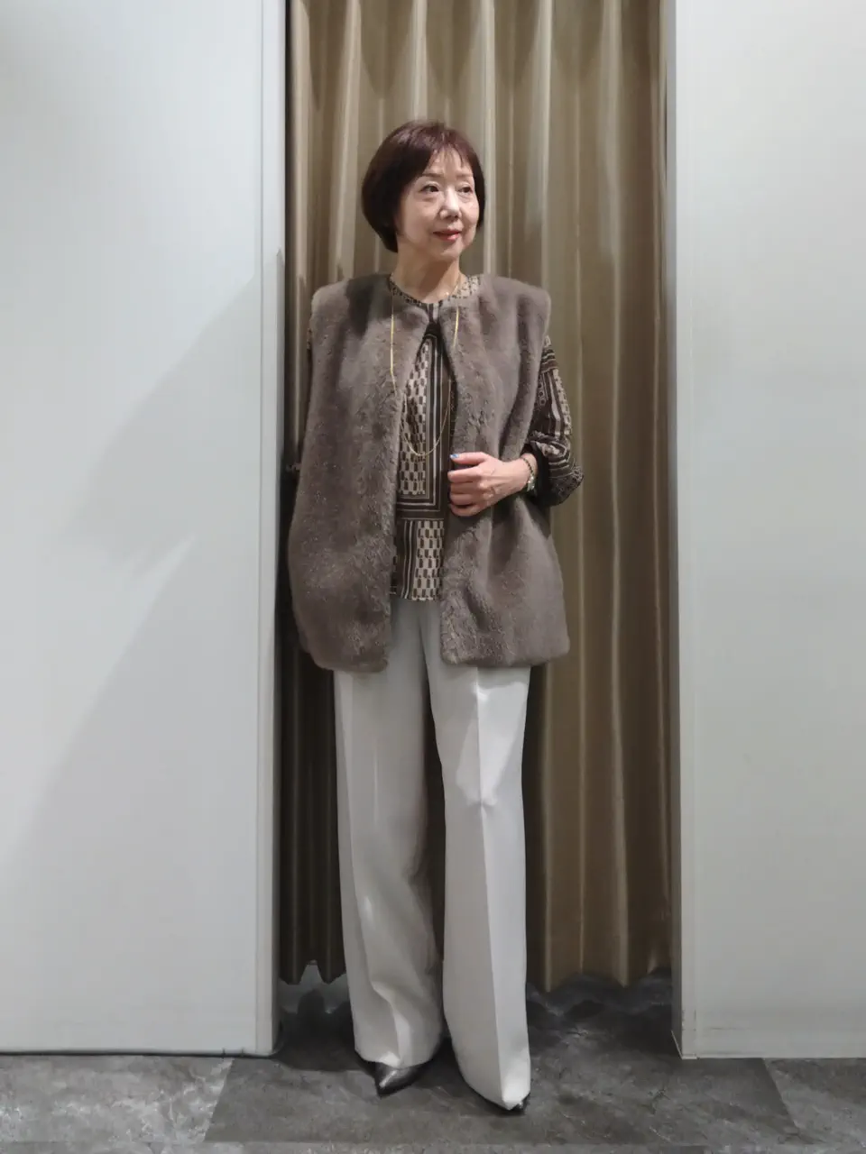 自由区 鶴田 コーディネート画像