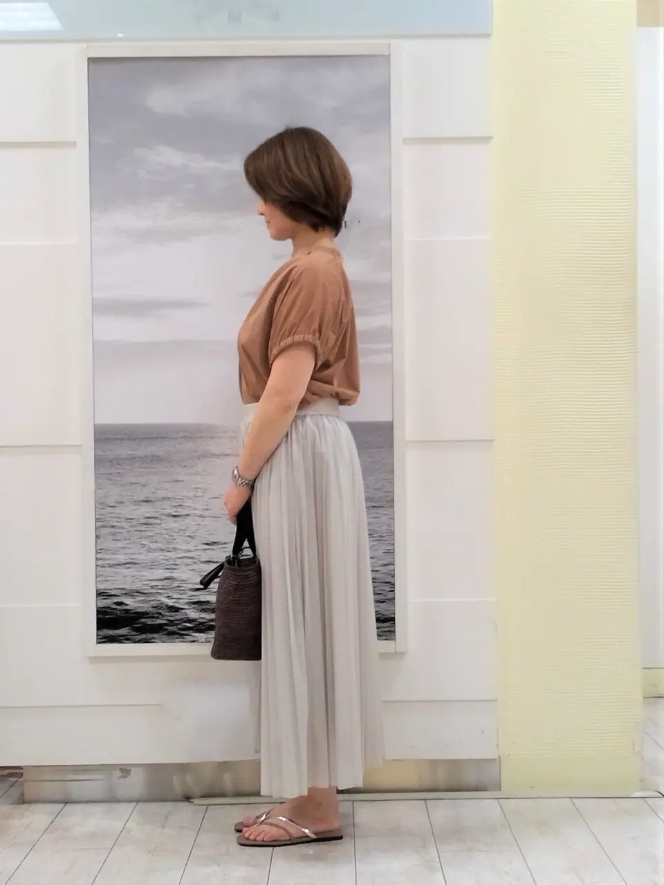 自由区 中鉢 コーディネート画像