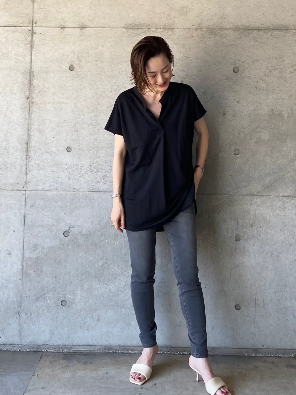 自由区 山田 コーディネート画像