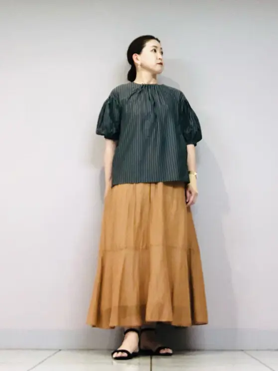 自由区 上島 コーディネート画像