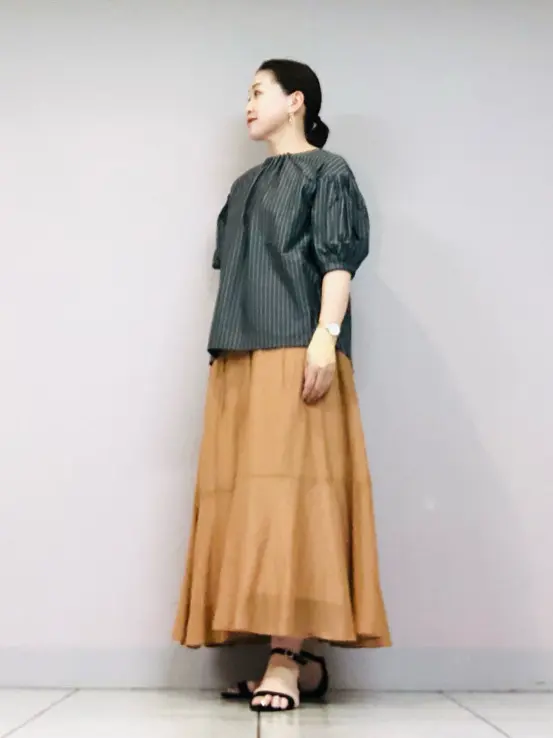 自由区 上島 コーディネート画像