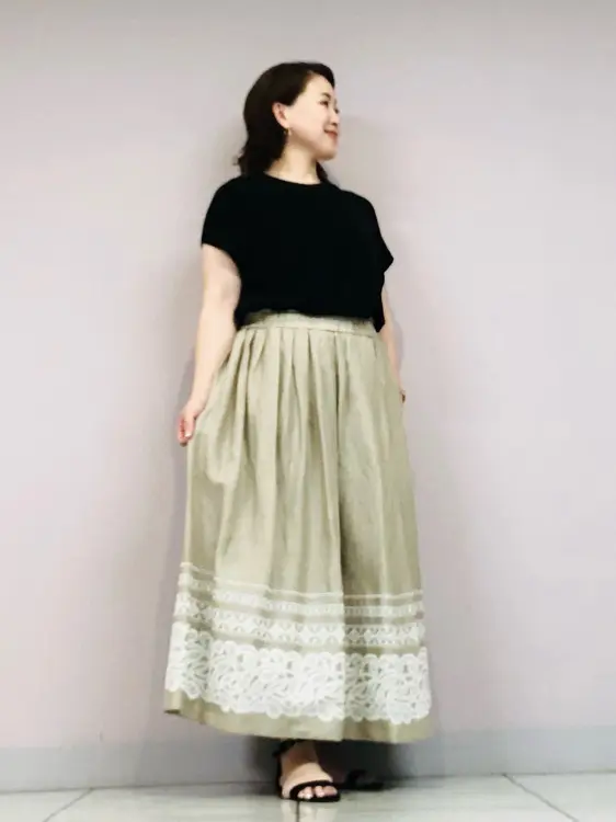 自由区 上島 コーディネート画像