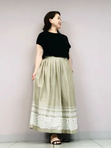 自由区 上島 コーディネート画像