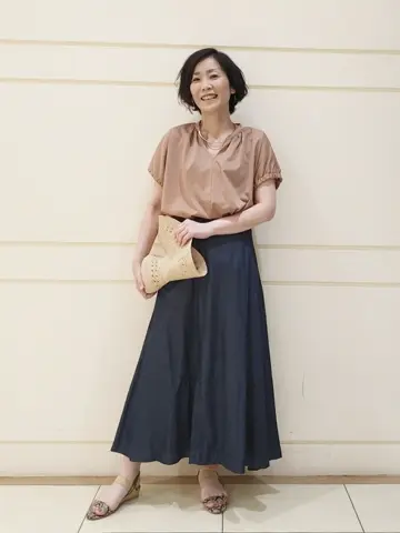 自由区 maruri コーディネート画像