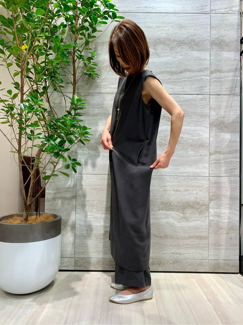 自由区 Ishii コーディネート画像