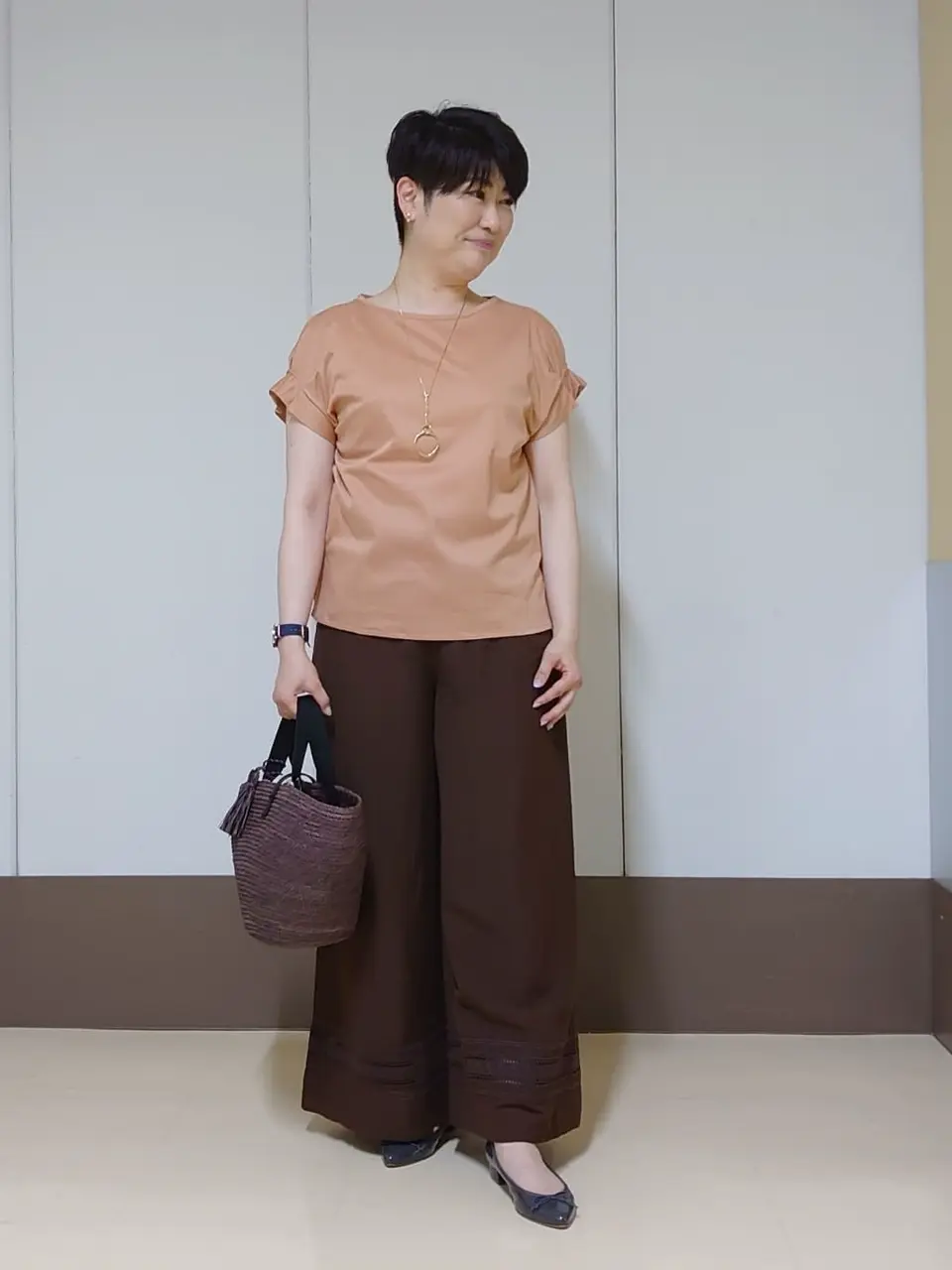 自由区 田中 コーディネート画像