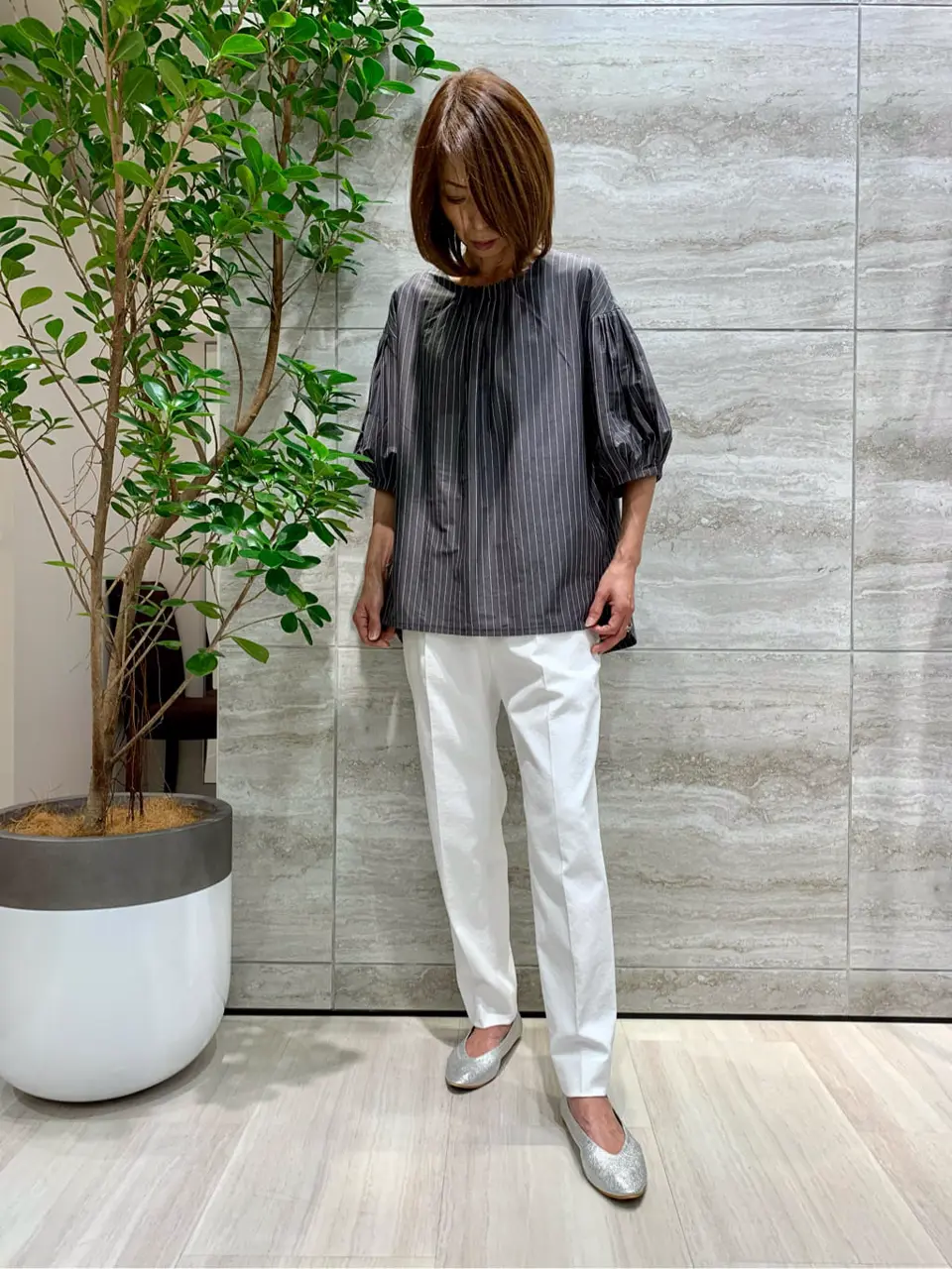 自由区 Ishii コーディネート画像