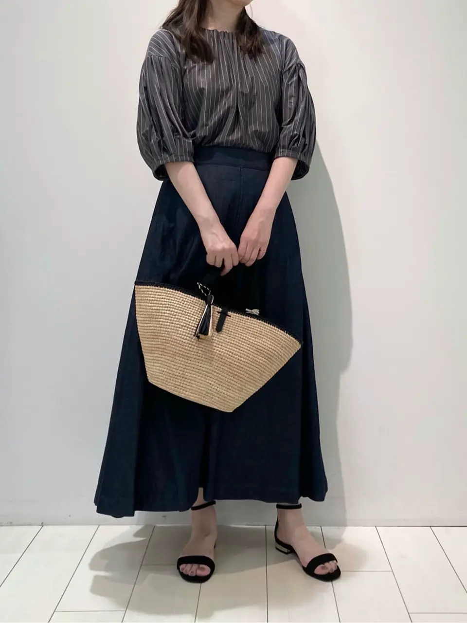 自由区 檀 コーディネート画像