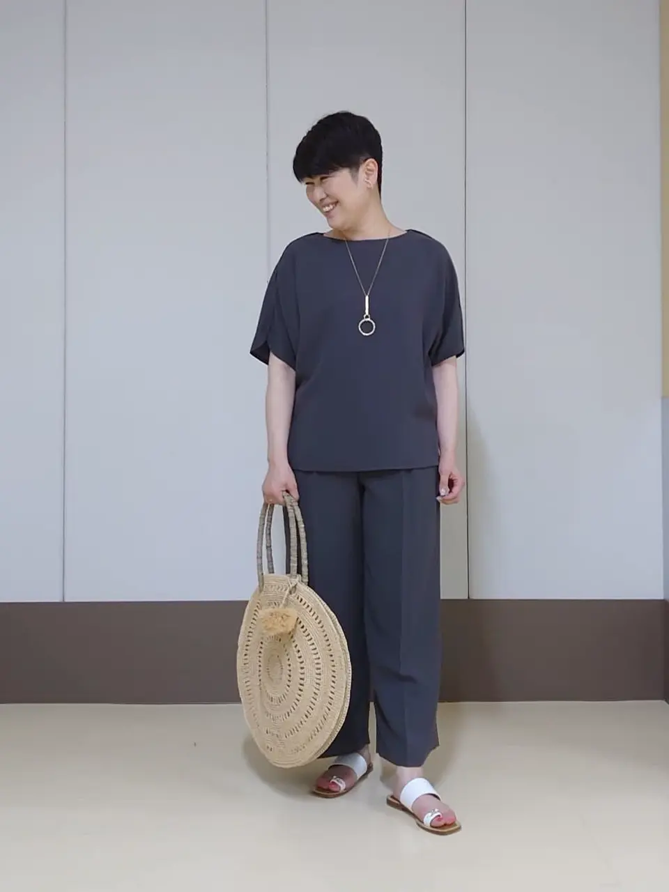 自由区 田中 コーディネート画像