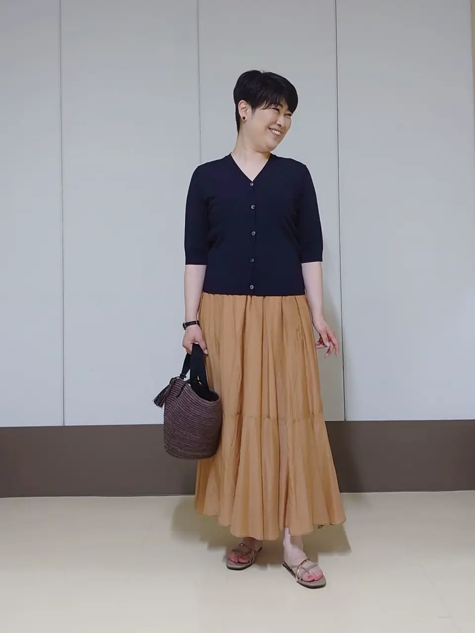 自由区 田中 コーディネート画像