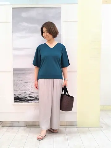 自由区 中鉢 コーディネート画像