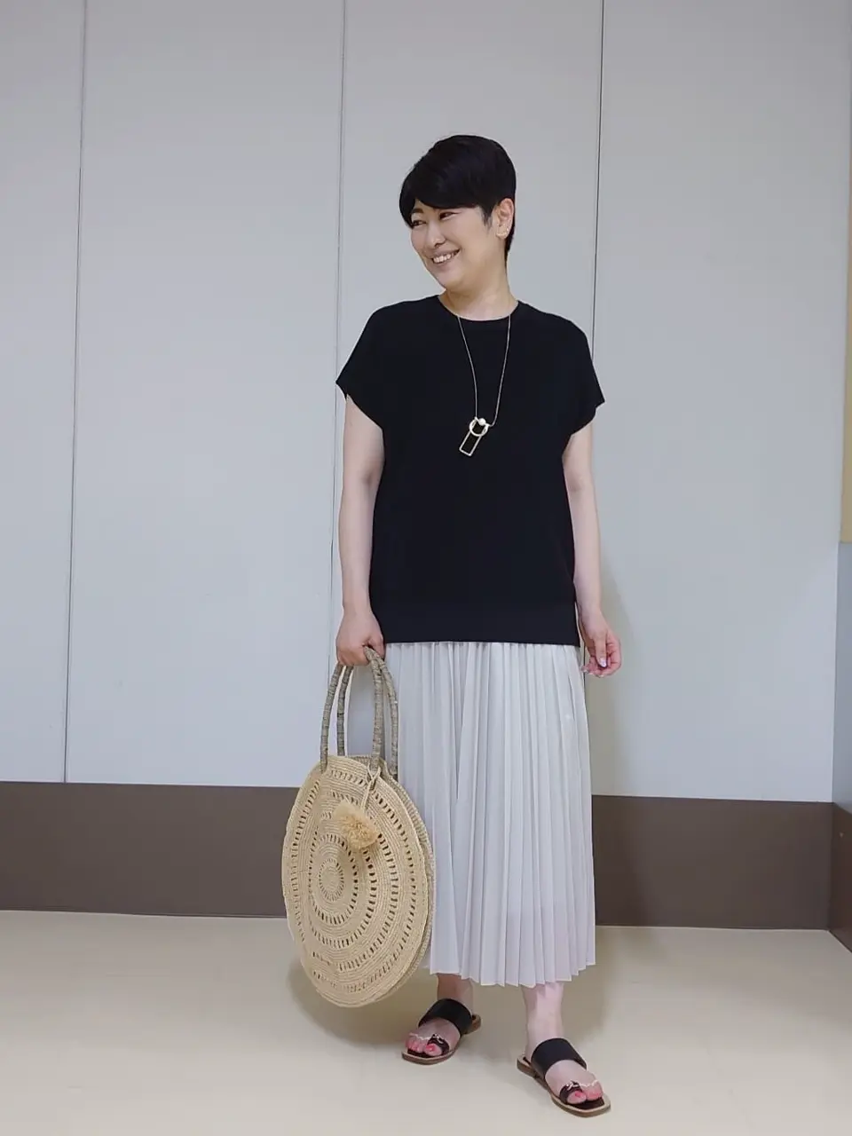 自由区 田中 コーディネート画像