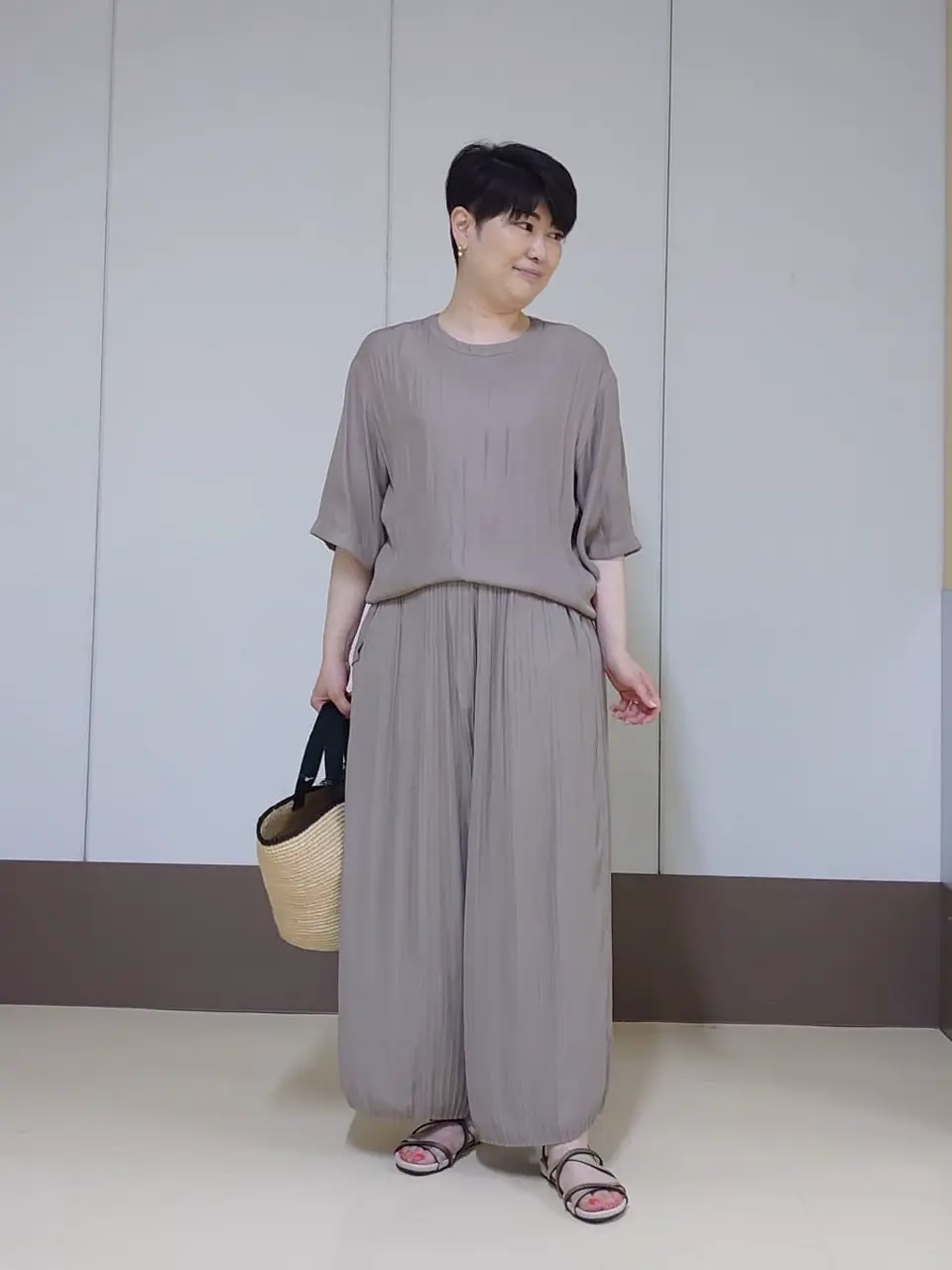 自由区 田中 コーディネート画像