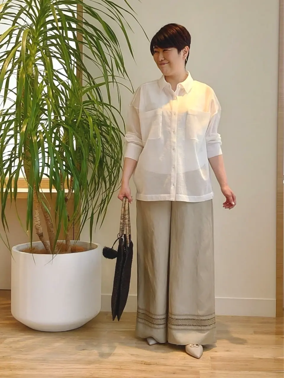 自由区 田中 コーディネート画像