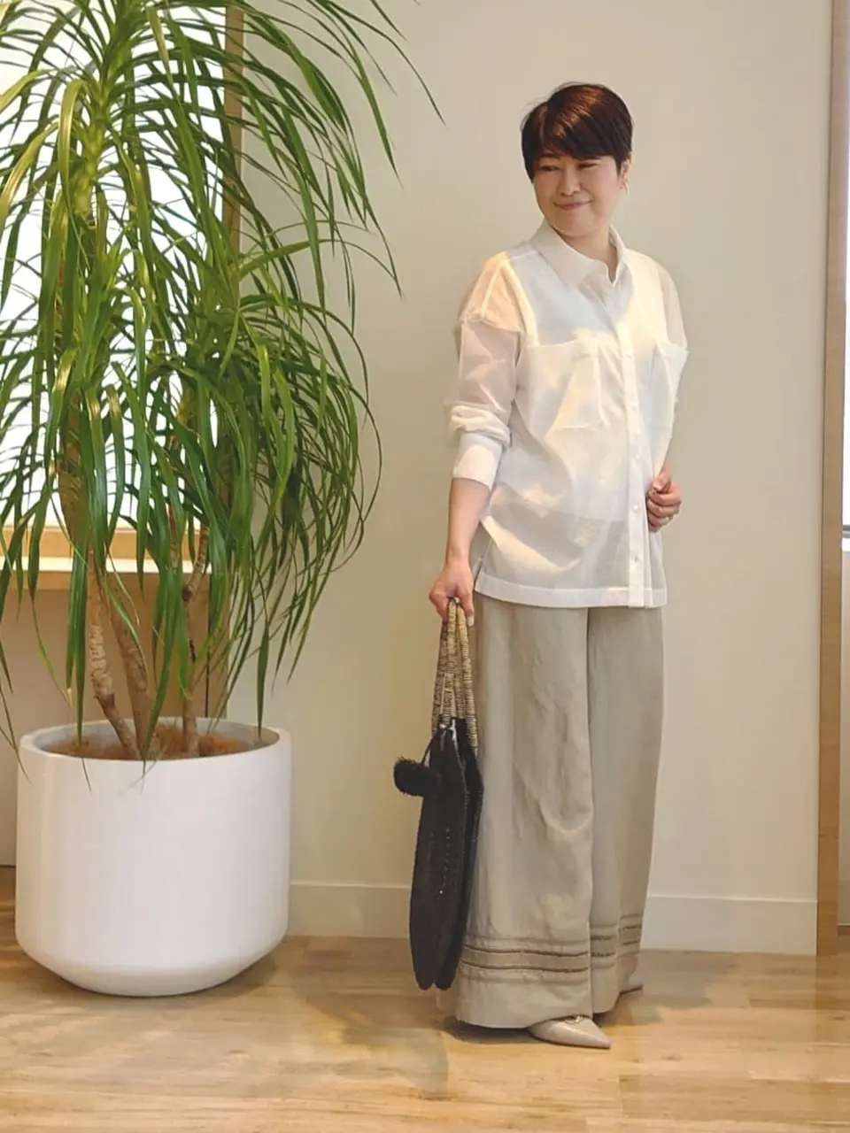 自由区 田中 コーディネート画像