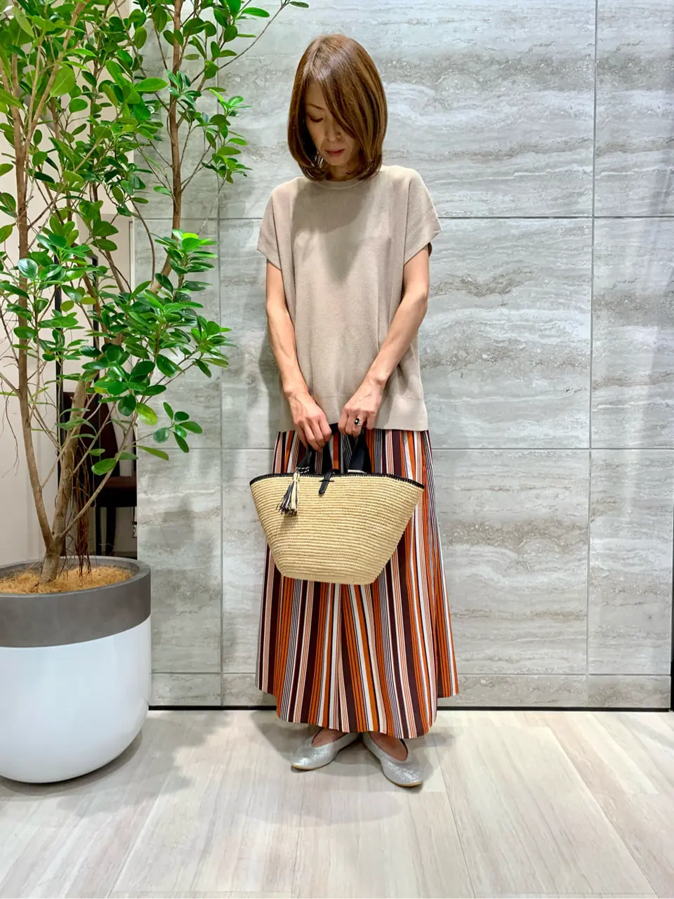 自由区 Ishii コーディネート画像