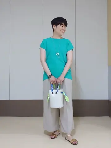 自由区 田中 コーディネート画像