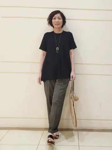 自由区 maruri コーディネート画像