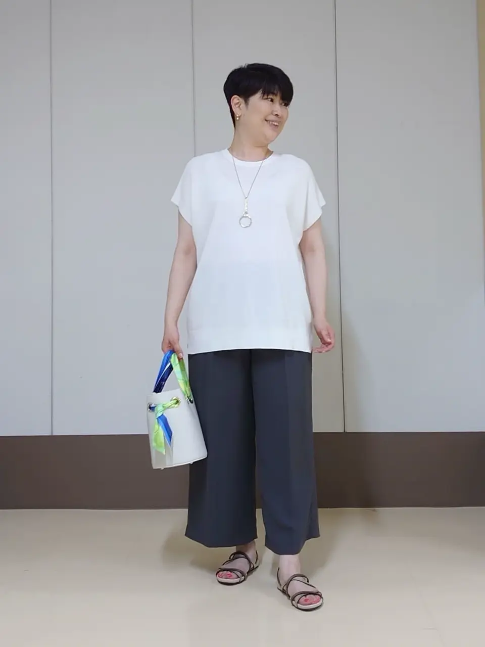 自由区 田中 コーディネート画像