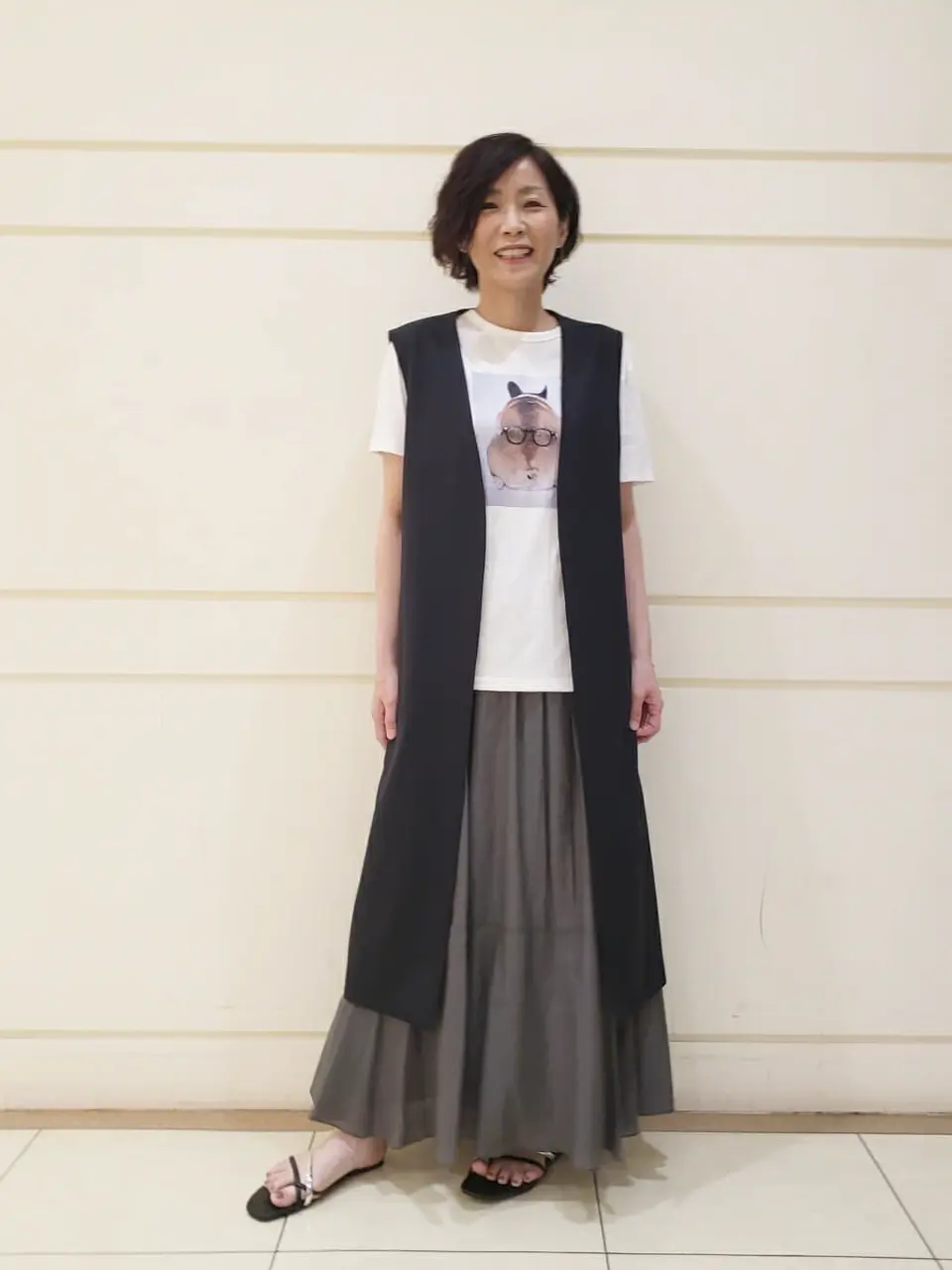 自由区 maruri コーディネート画像