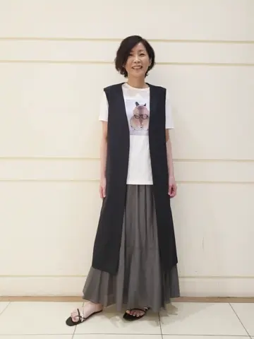 自由区 maruri コーディネート画像