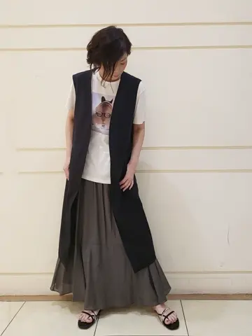 自由区 maruri コーディネート画像